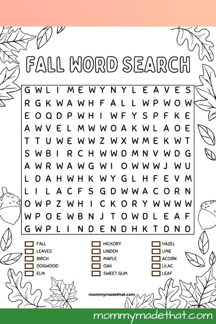 fall word search puzzles fall word search puzzles
