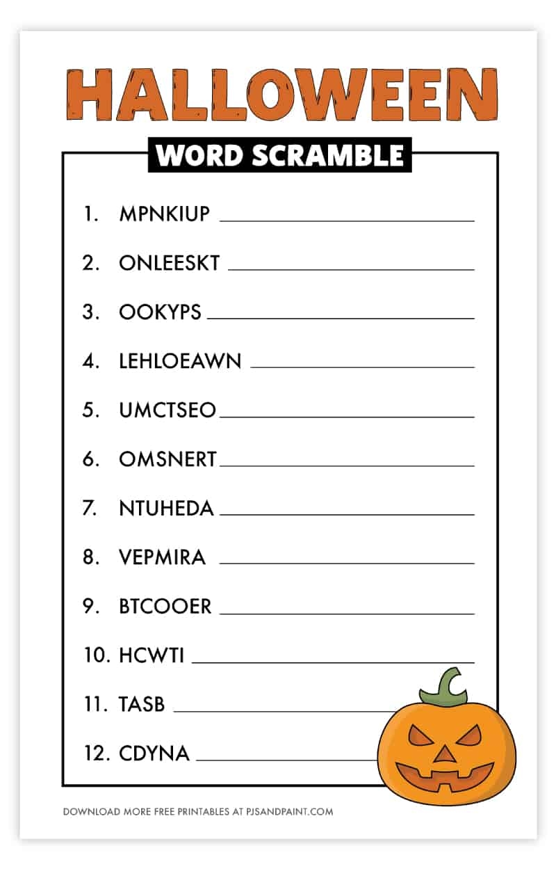 free printable halloween word puzzles free printable halloween word puzzles