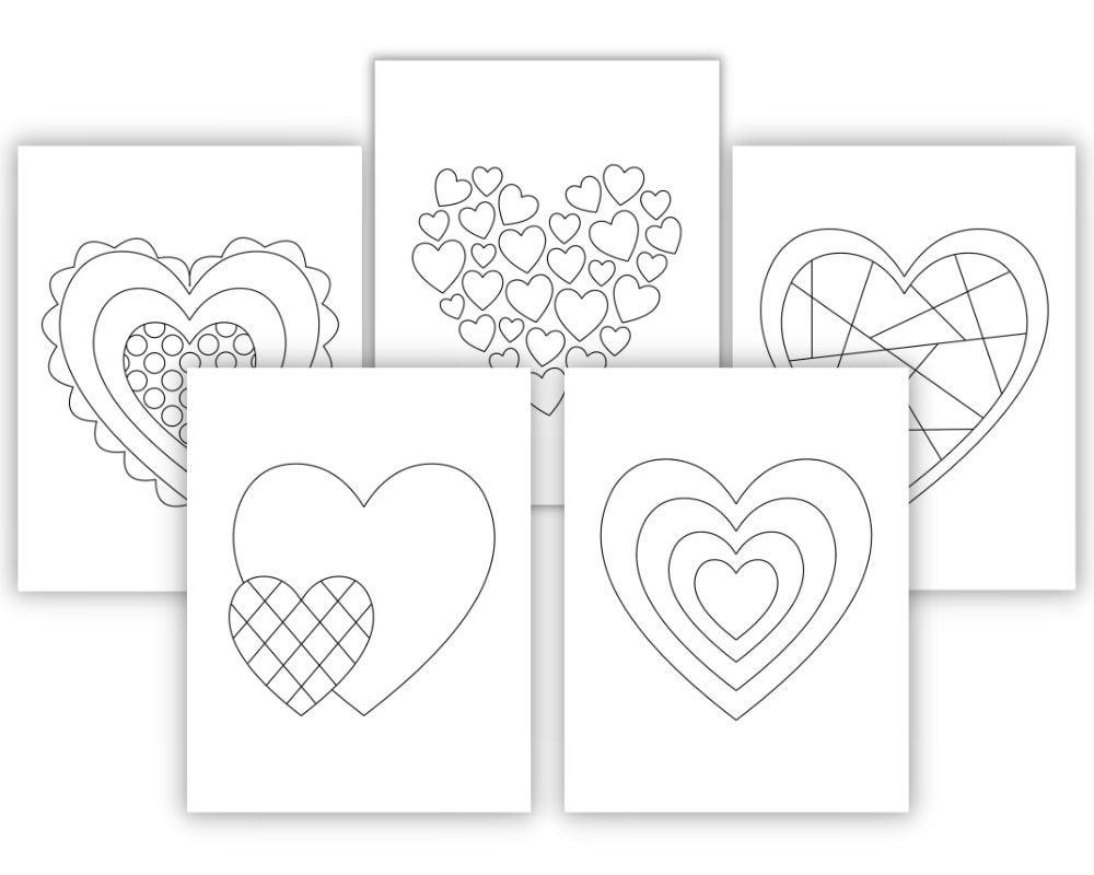 heart shape colouring pages heart shape colouring pages