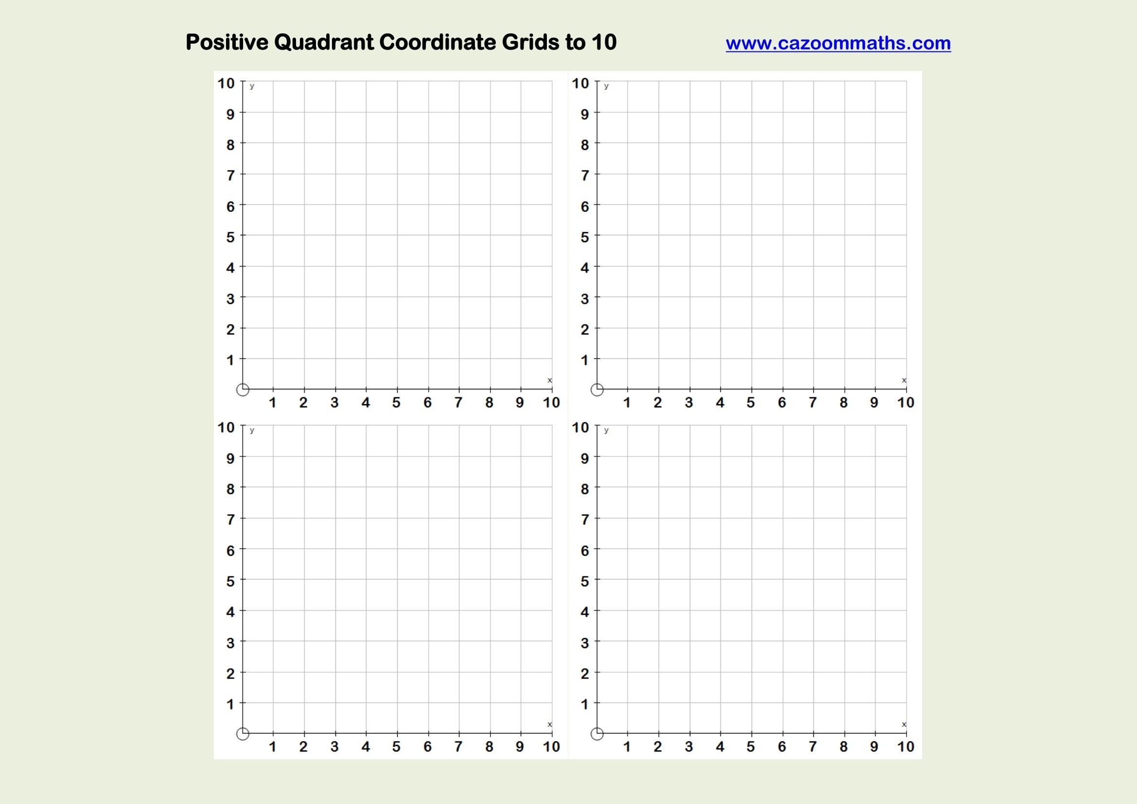 printable coordinate plane grids printable coordinate plane grids