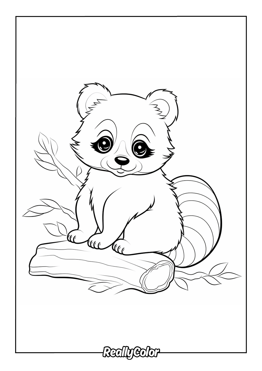 red panda coloring page red panda coloring page