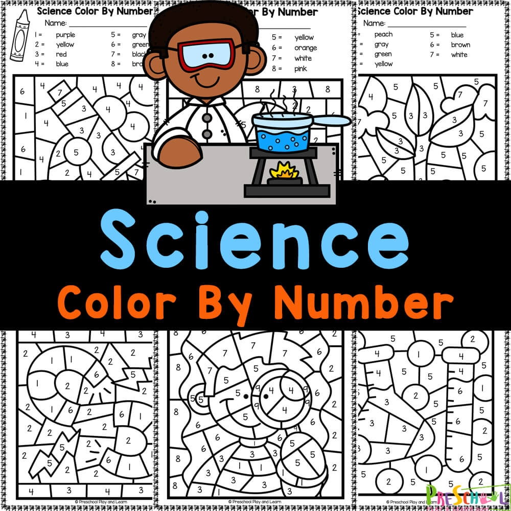 free color by number worksheets