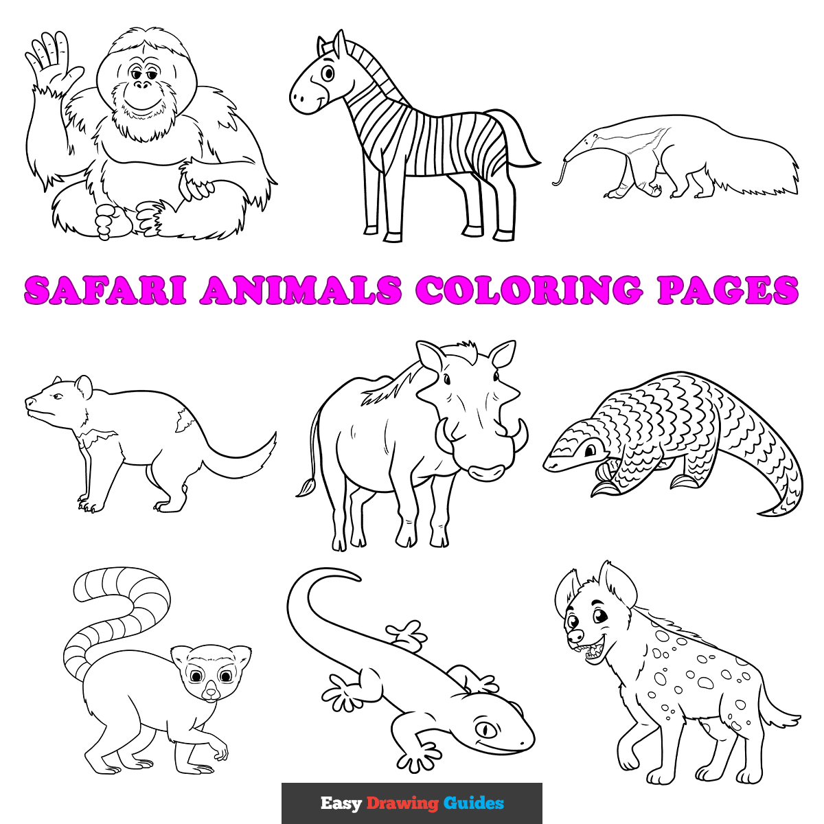 printable animal coloring pages