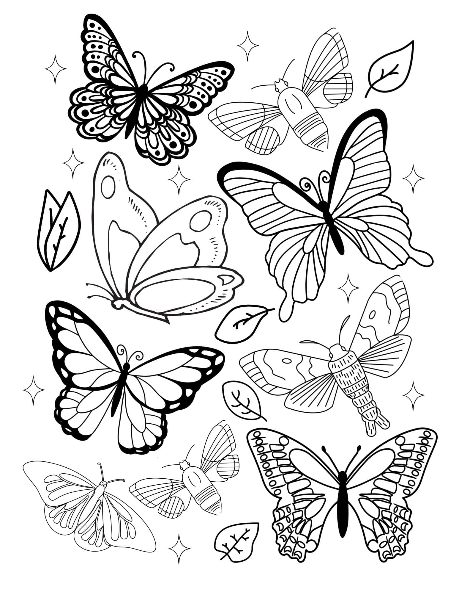 butterfly printable coloring pages butterfly printable coloring pages