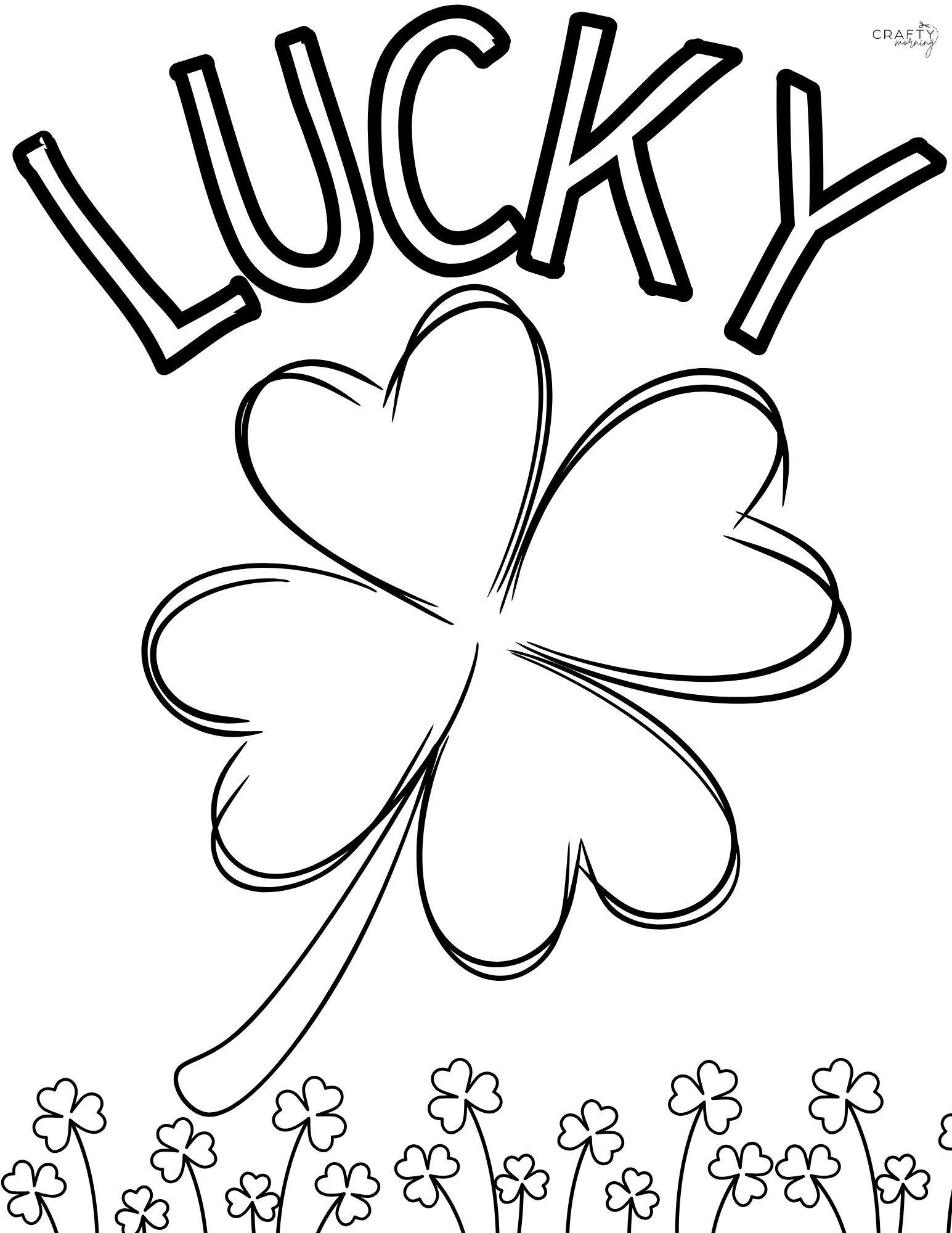 st patricks coloring pages