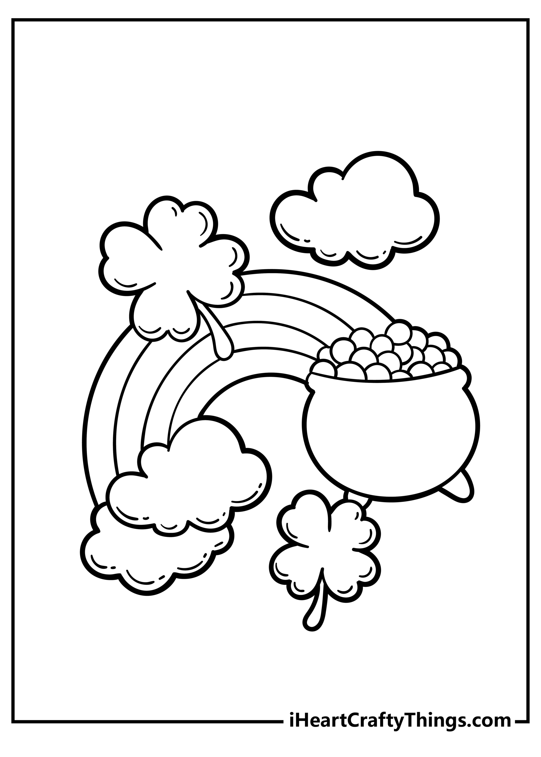 free st patrick's day coloring pages