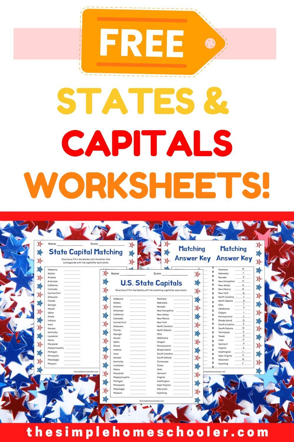 states and capitals worksheets states and capitals worksheets