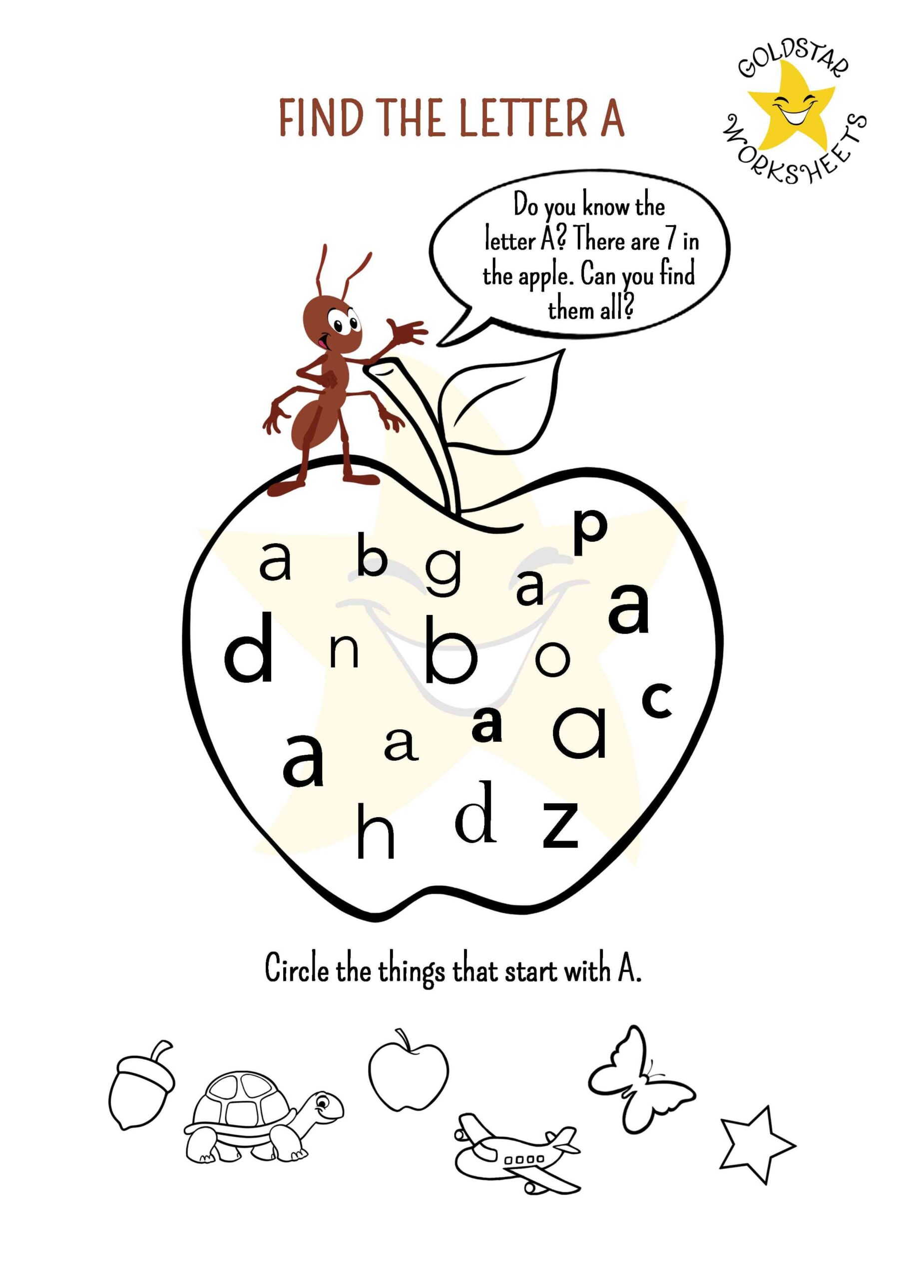 Fun Alphabet Activities Find The Letter A Worksheets FREE PDF Fun Alphabet Activities Find The Letter A Worksheets FREE PDF