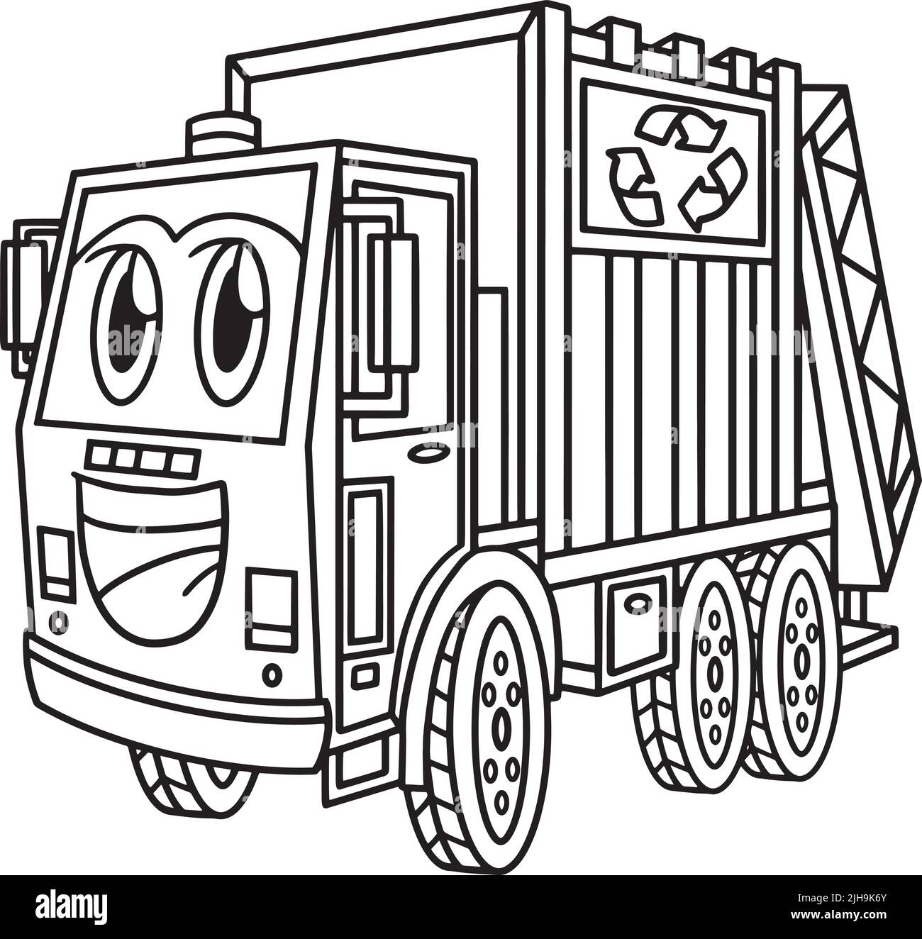bin lorry colouring pages bin lorry colouring pages