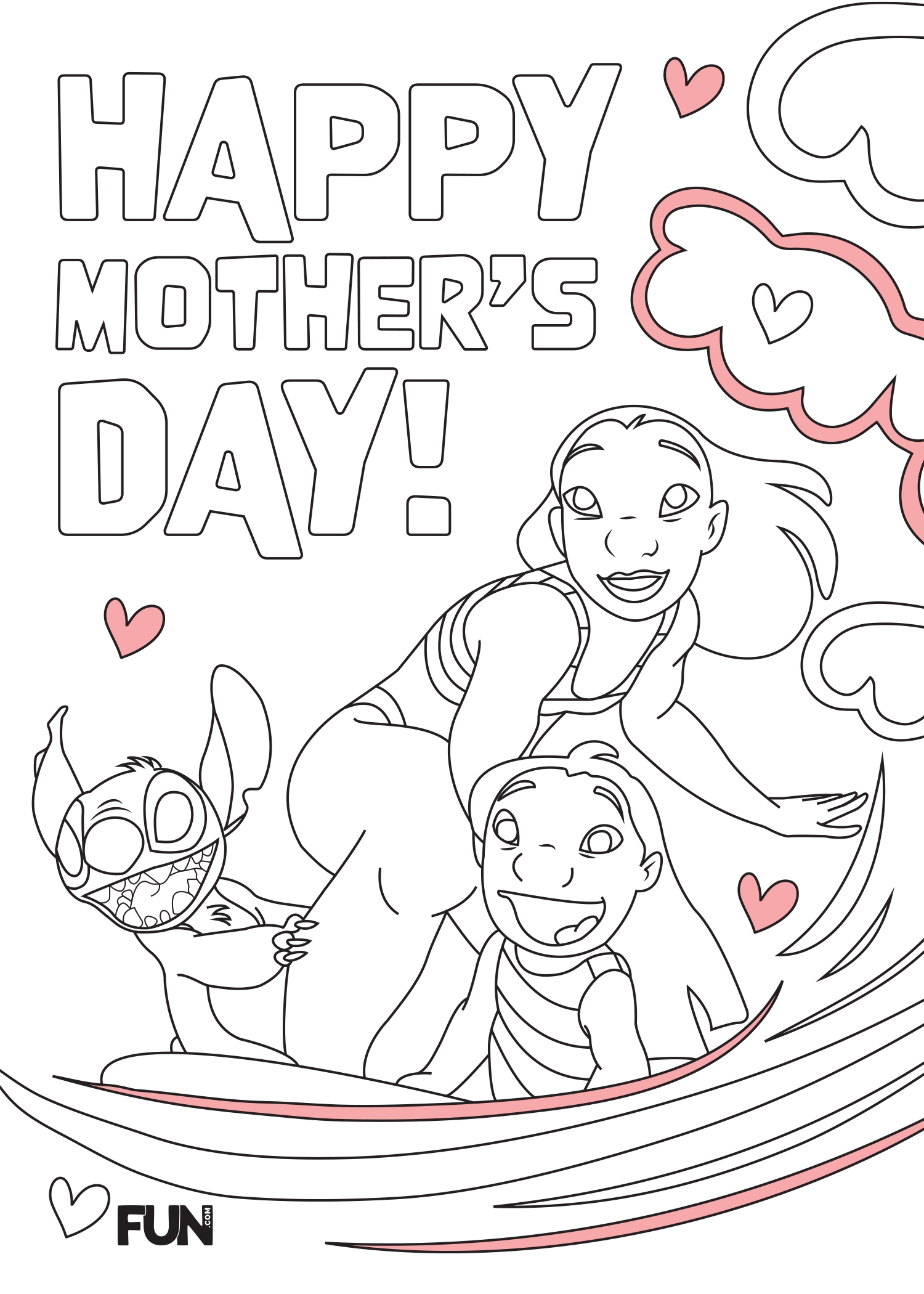 mothers day coloring pages mothers day coloring pages