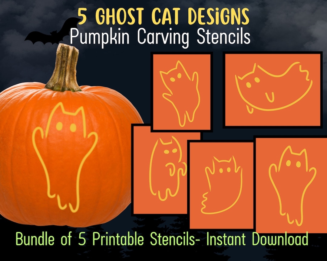 Ghost Cat Pumpkin Carving Stencil Cat Pumpkin Simple Carving Template Pumpkin Carving Pattern Pumpkin Carving Party Cat Lady Pumpkin Etsy Ghost Cat Pumpkin Carving Stencil Cat Pumpkin Simple Carving Template Pumpkin Carving Pattern Pumpkin Carving Party Cat Lady Pumpkin Etsy