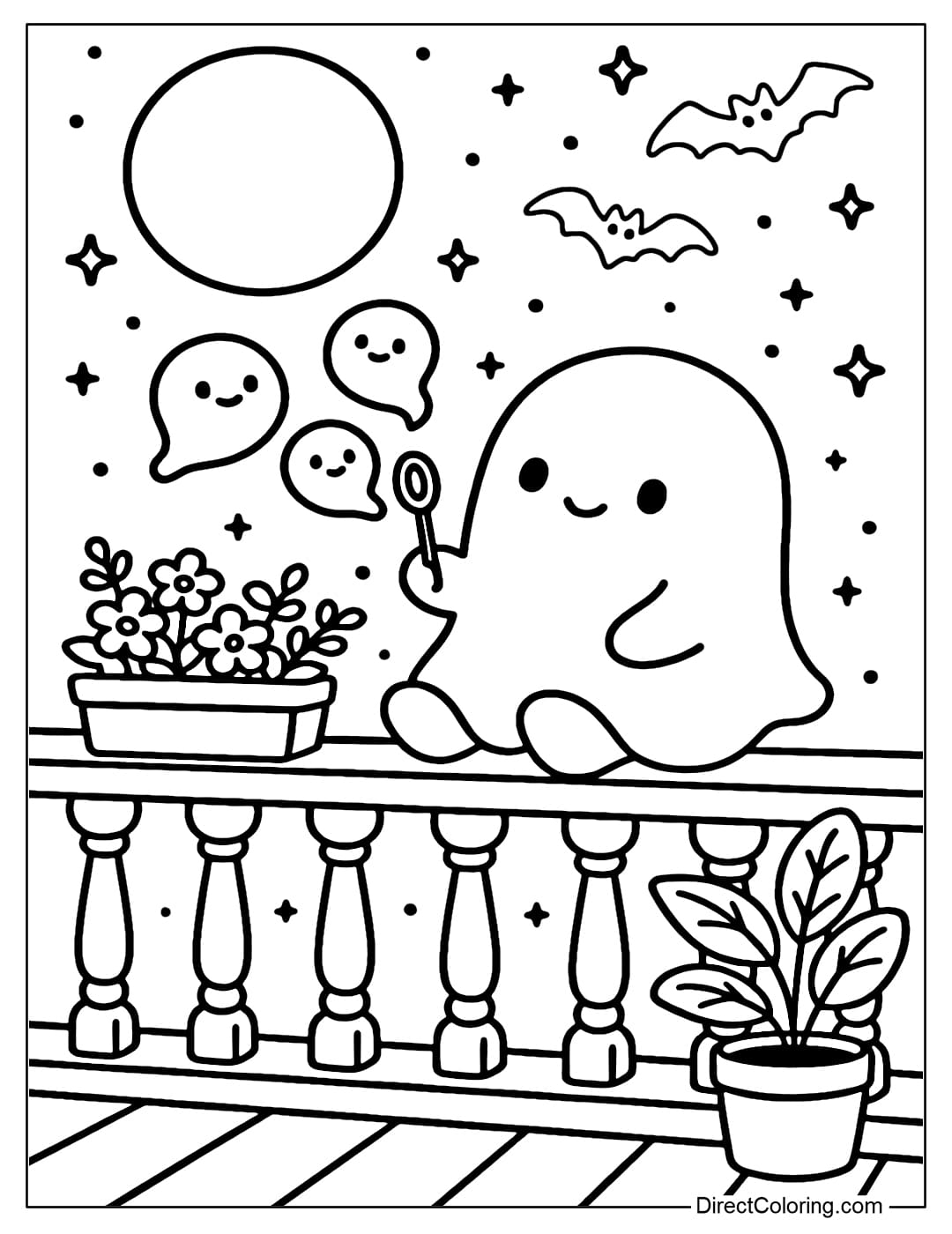 cute ghost coloring pages cute ghost coloring pages