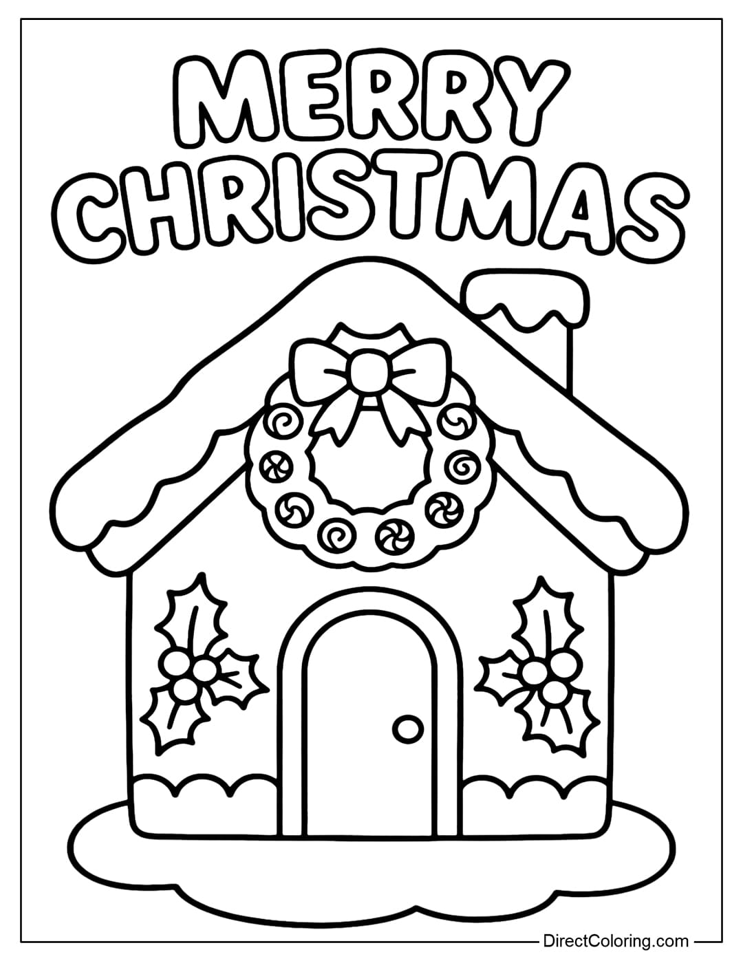 gingerbread images to color