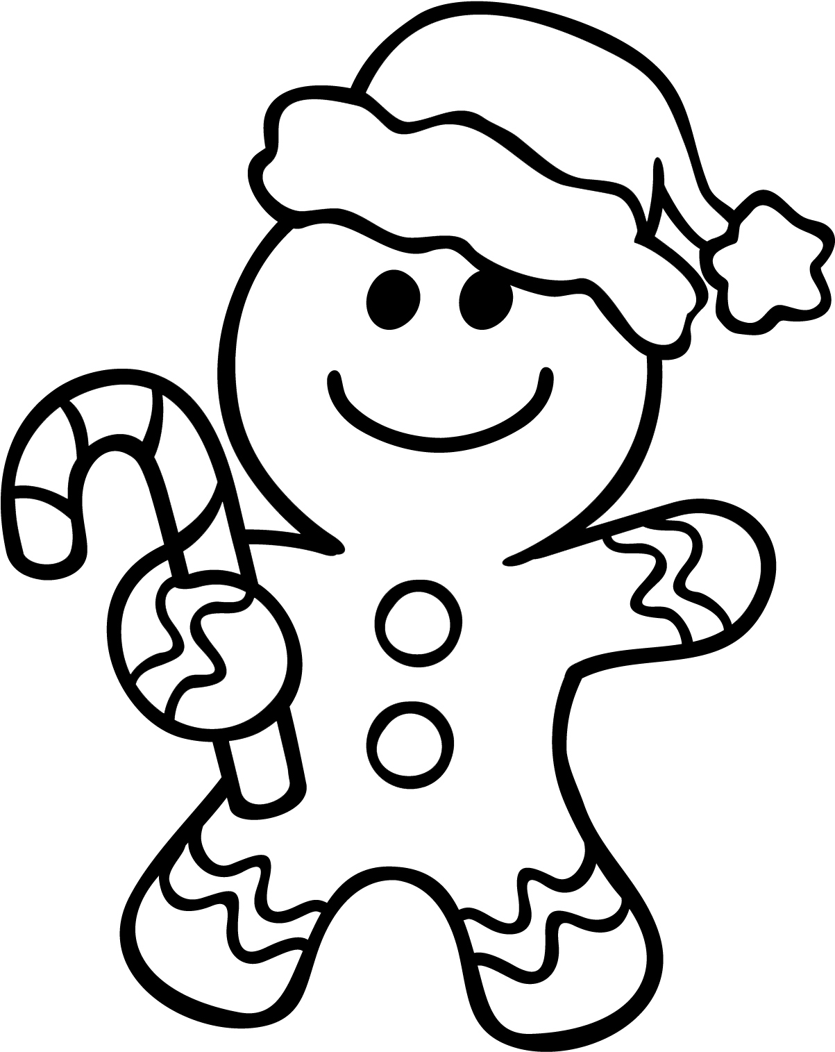 gingerbread man coloring page gingerbread man coloring page