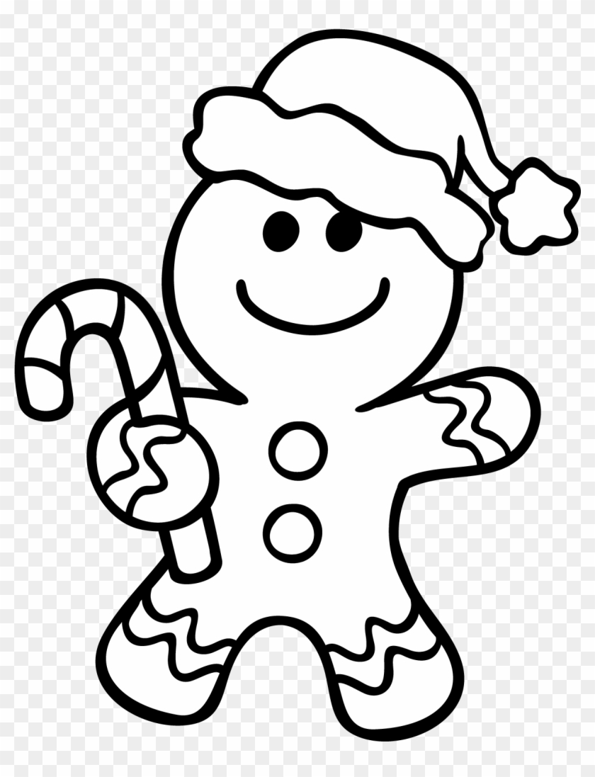 Gingerbread Man Coloring Pages Color By Sight Word Christmas Free Transparent PNG Clipart Images Download