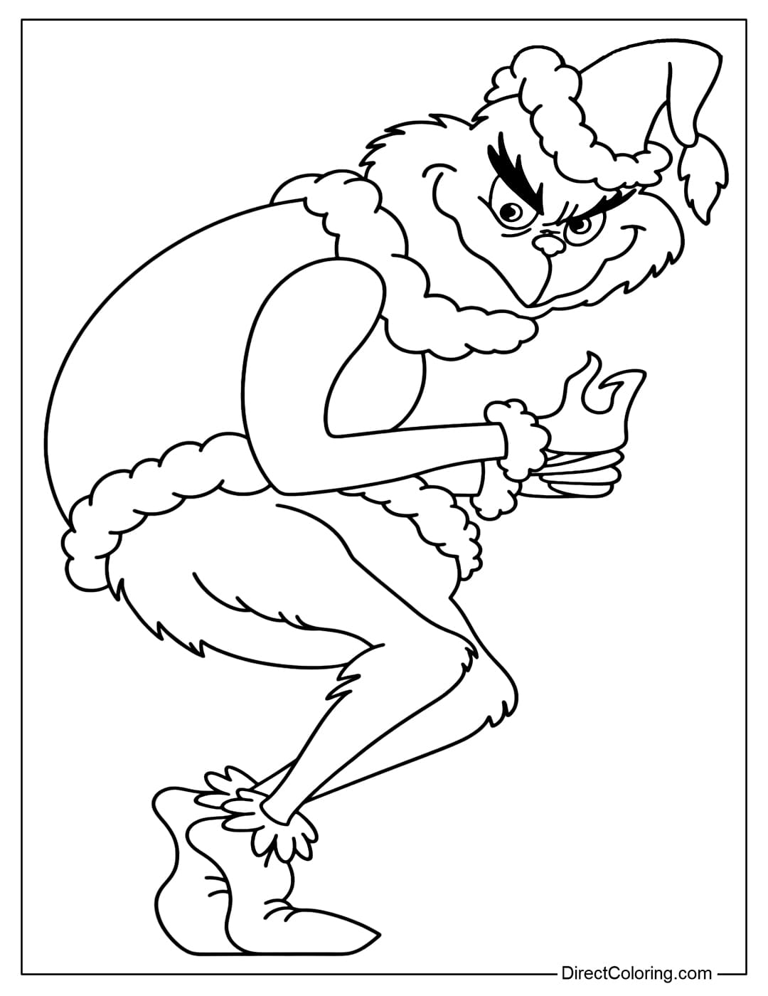 Grinch Coloring Pages Free PDF To Download And Print
