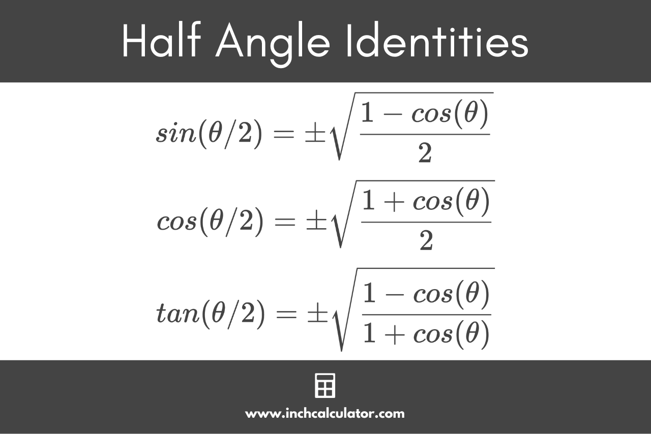 double and half angle identities