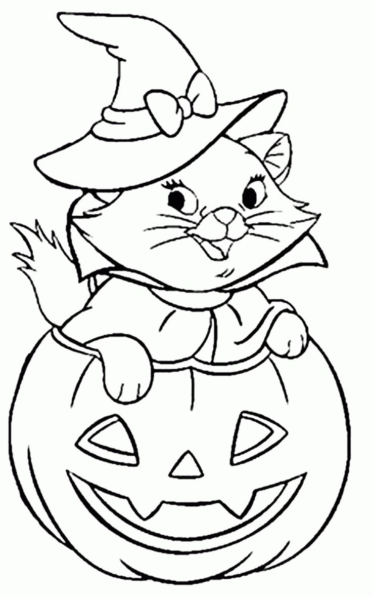 Halloween Cat Coloring Page Free Printable Coloring Nation Pages Halloween Cat Coloring Page Free Printable Coloring Nation Pages