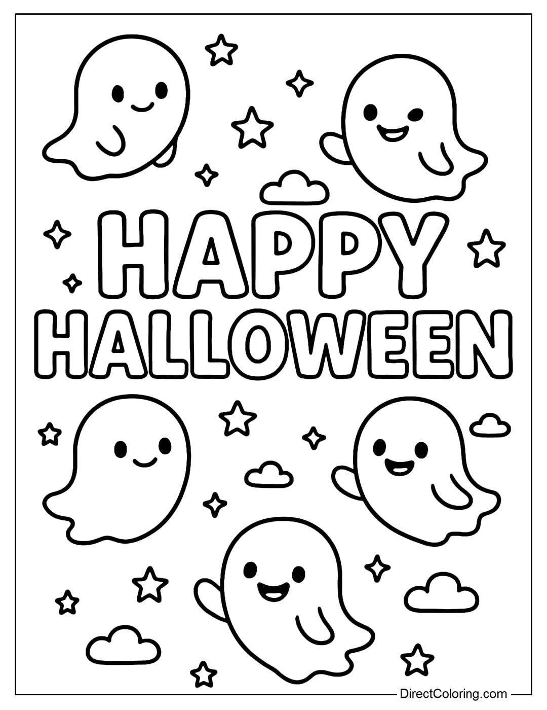 Halloween Coloring Pages Free PDF To Download And Print
