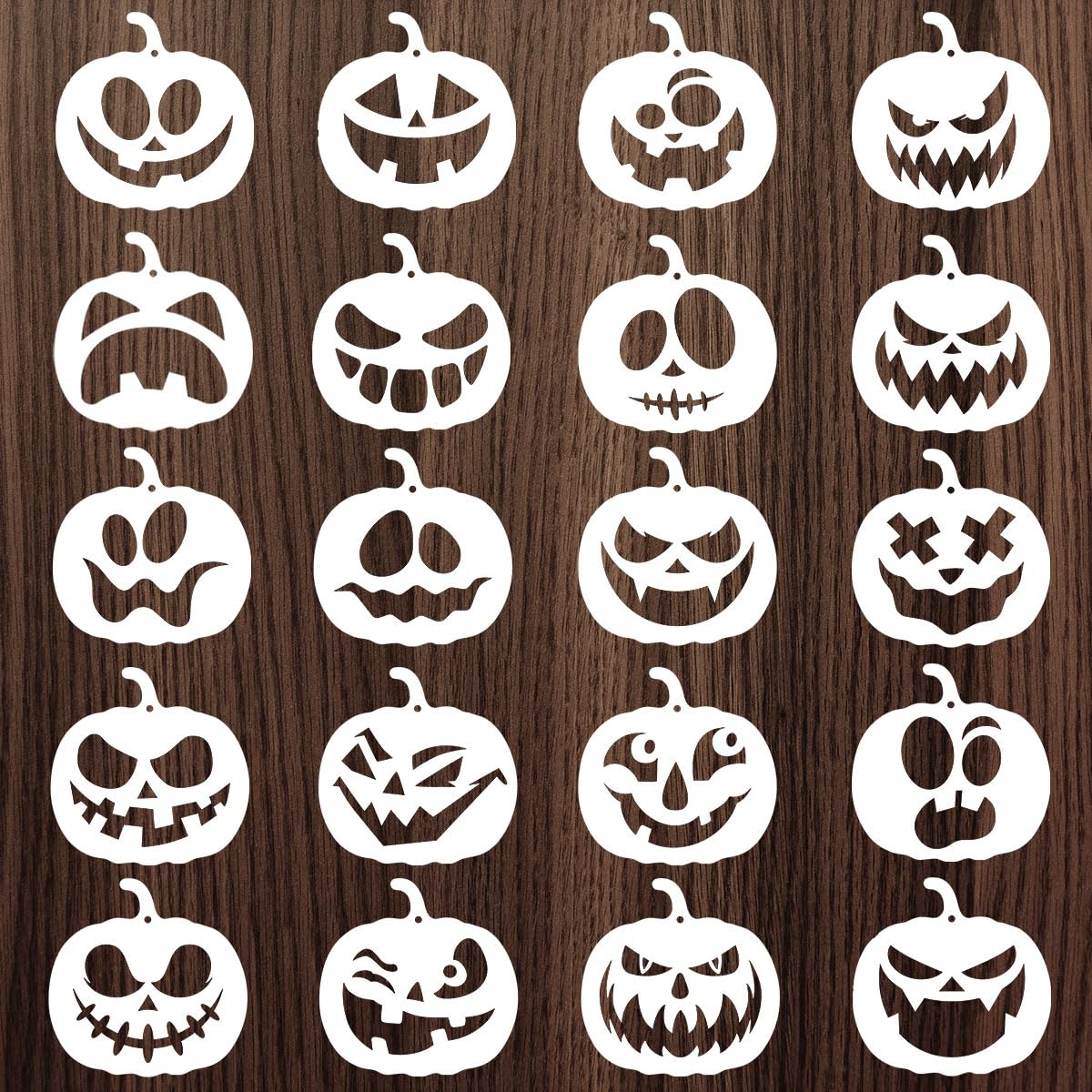 Halloween Pumpkins Stencils 20 Pumpkins Stencils For Painting Plastic Pumpkin Pattern Drawing Stencils Reusable Face Art Templates For DIY Pumpkin Carving Crafts Art Painting Amazon au Home Halloween Pumpkins Stencils 20 Pumpkins Stencils For Painting Plastic Pumpkin Pattern Drawing Stencils Reusable Face Art Templates For DIY Pumpkin Carving Crafts Art Painting Amazon au Home