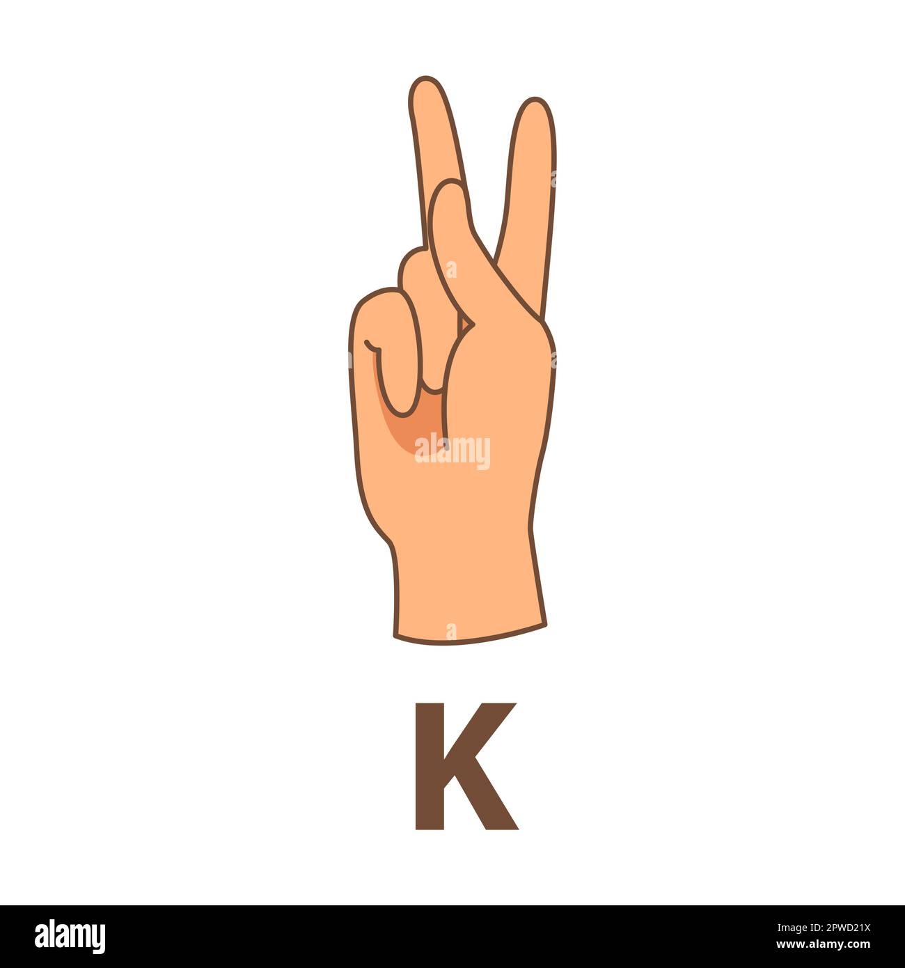 Hand Showing Letter K Sign Language Alphabet Vector Illustration Finger In Different Position Language Of Deaf People Stock Vector Image Art Alamy Hand Showing Letter K Sign Language Alphabet Vector Illustration Finger In Different Position Language Of Deaf People Stock Vector Image Art Alamy