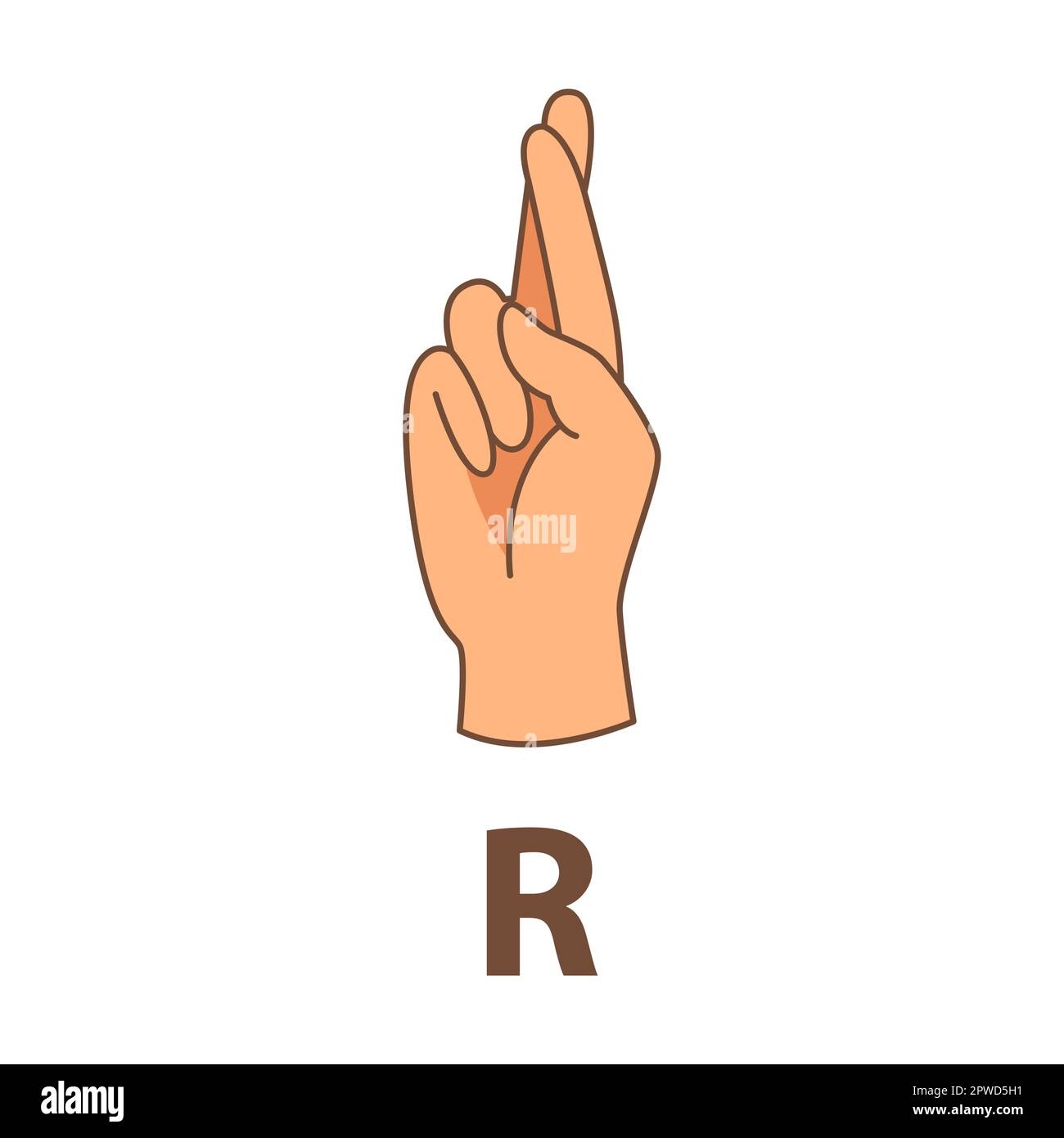 r in sign language