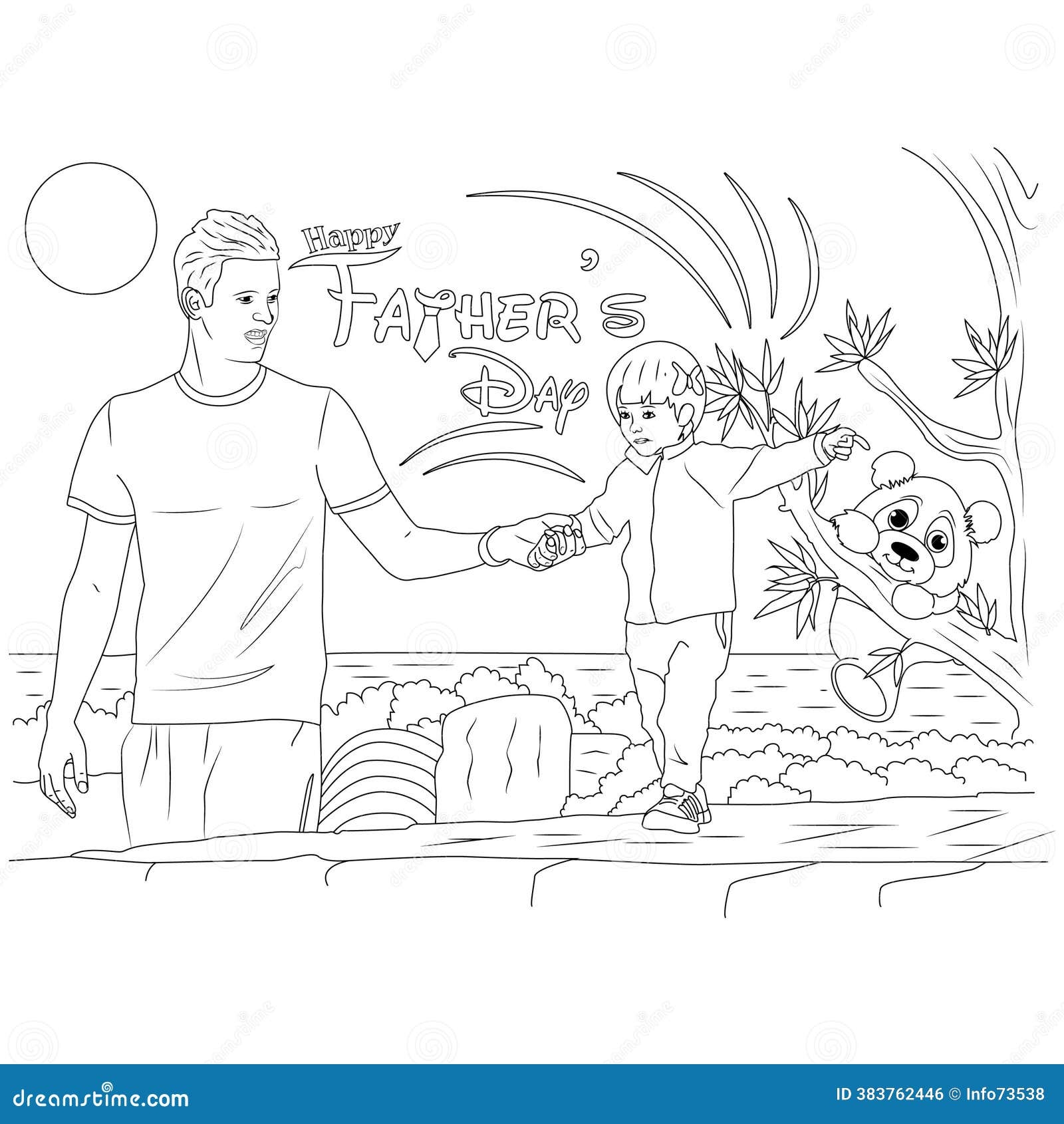 father's day coloring page