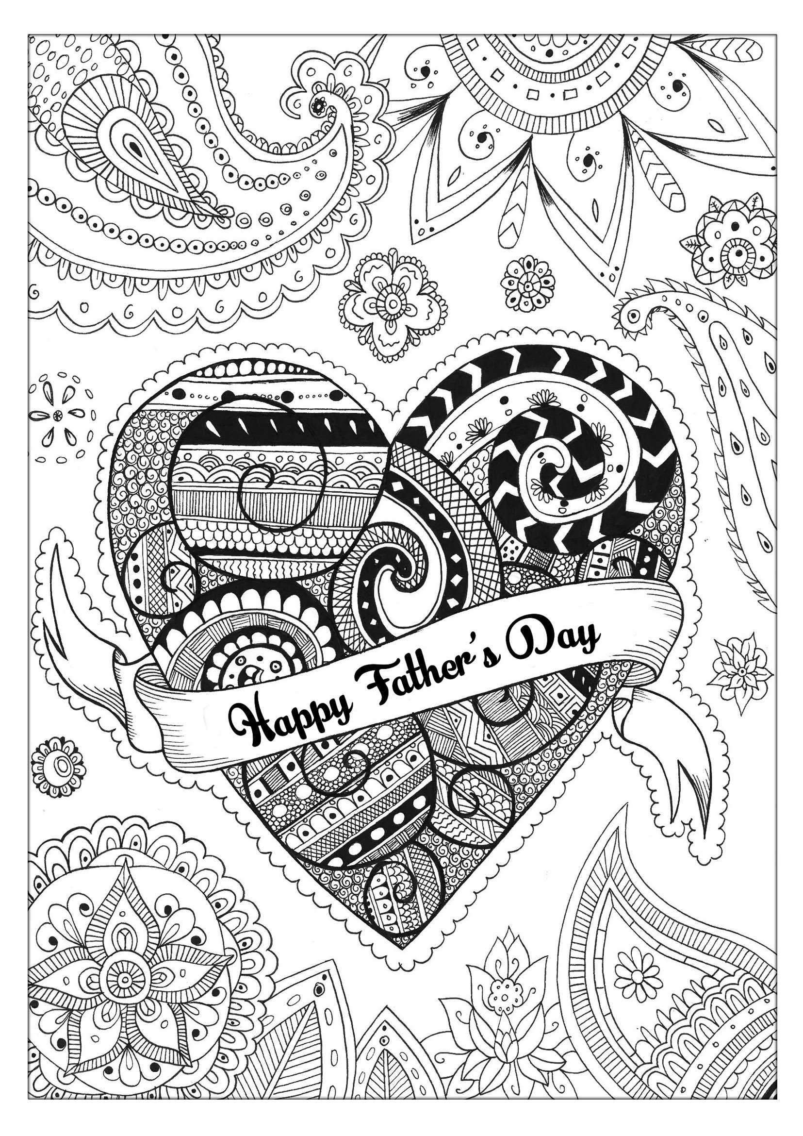 father's day coloring pages father's day coloring pages