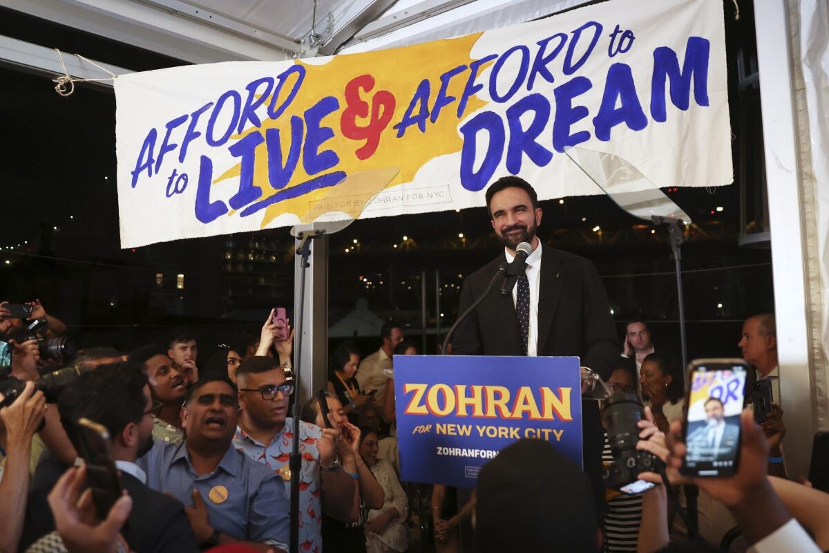 Hiltzik Isn t Mamdani s Pitch What Democrats Need Los Angeles Times