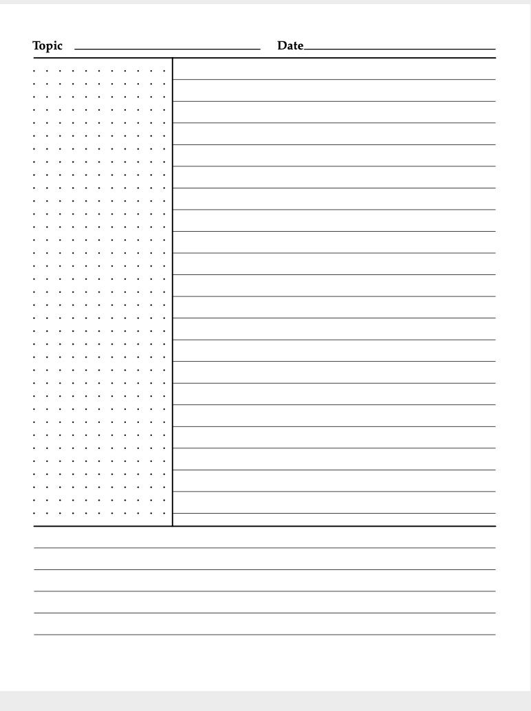 cornell notes template pdf cornell notes template pdf
