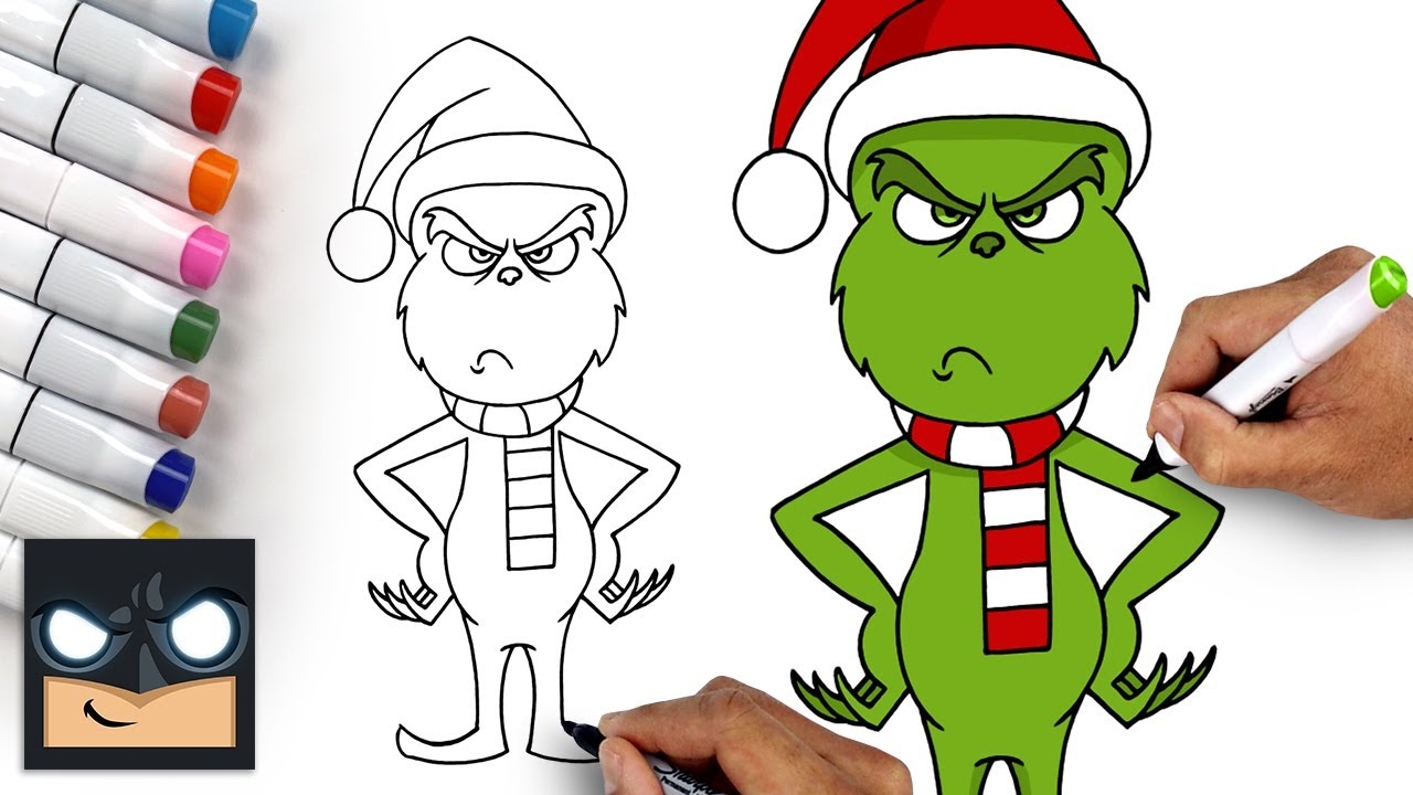 How To Draw The Grinch YouTube How To Draw The Grinch YouTube