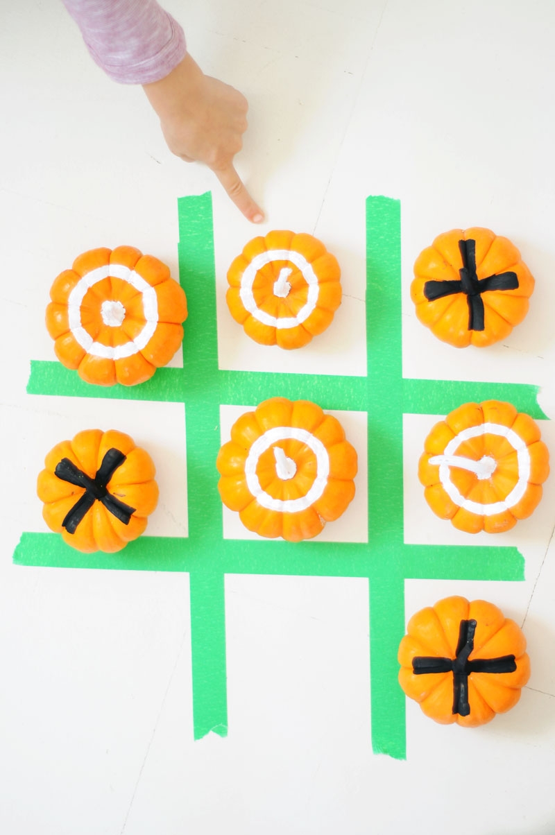How To Play Tic Tac Toe With Mini Pumpkins How To Play Tic Tac Toe With Mini Pumpkins