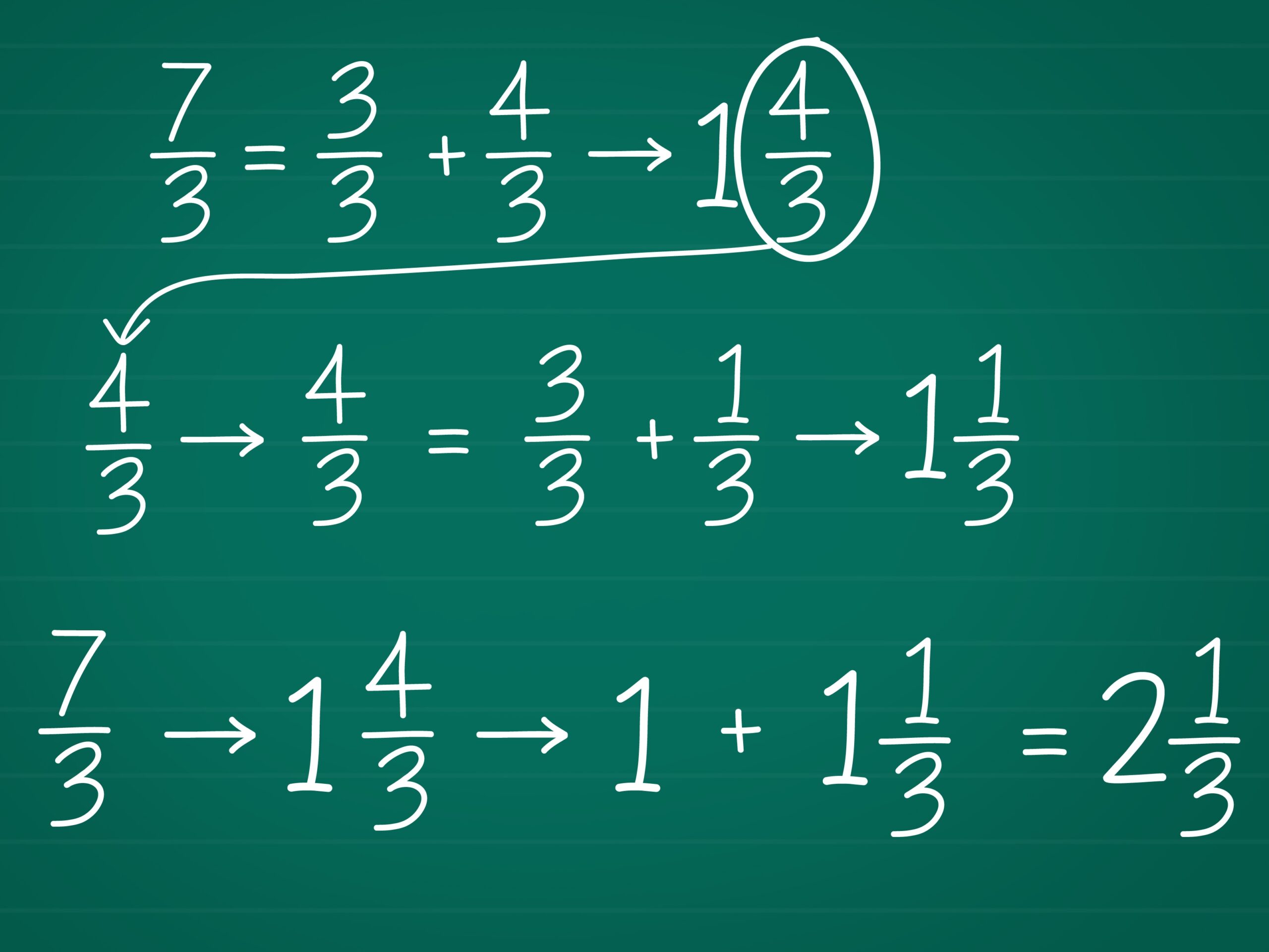 How To Turn An Improper Fraction Into A Mixed Number 11 Steps