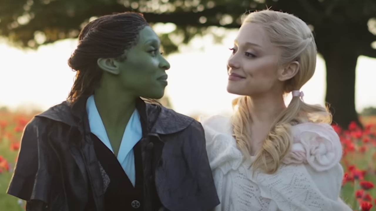what does glinda whispering to elphaba what does glinda whispering to elphaba