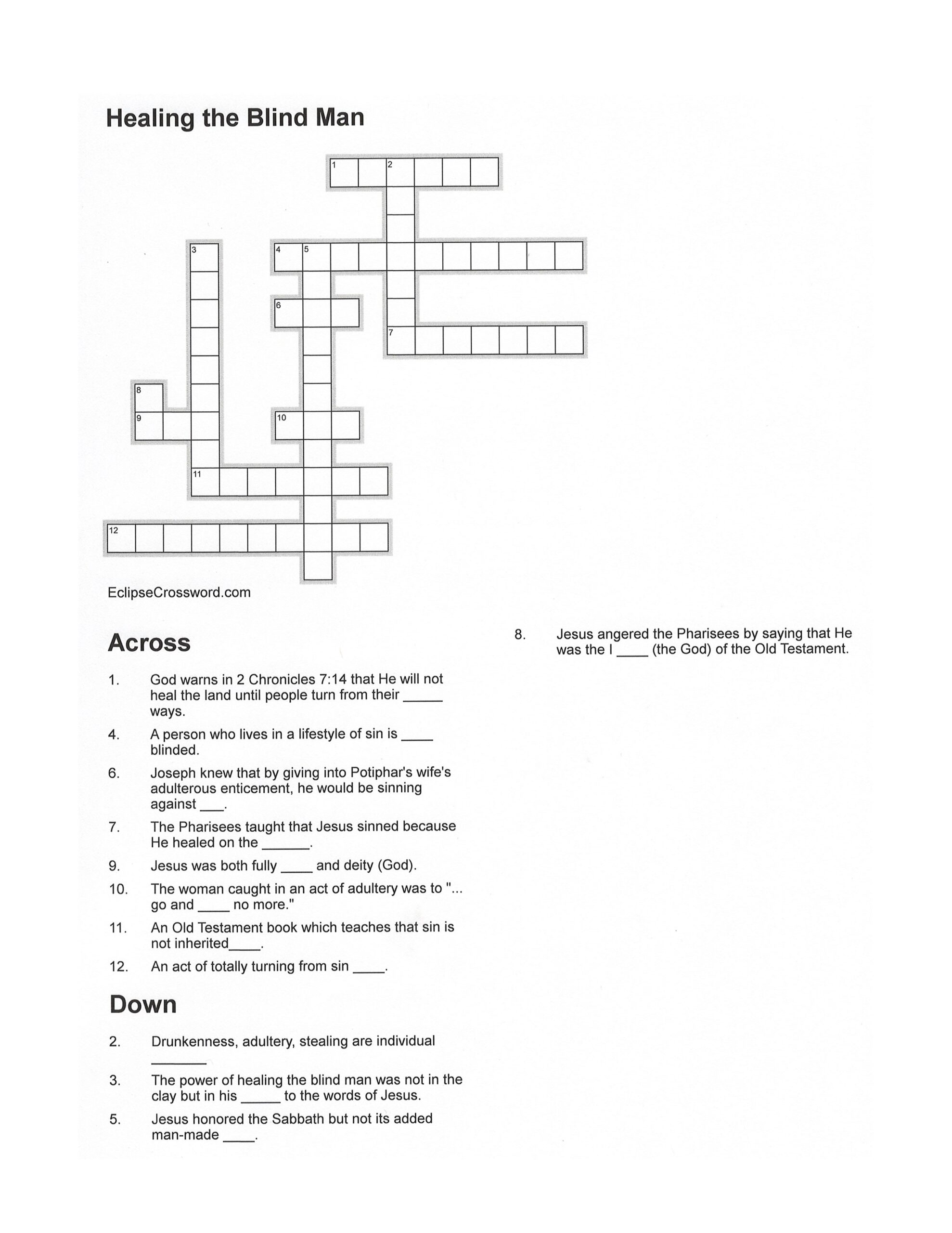 noted hebrew prophet crossword