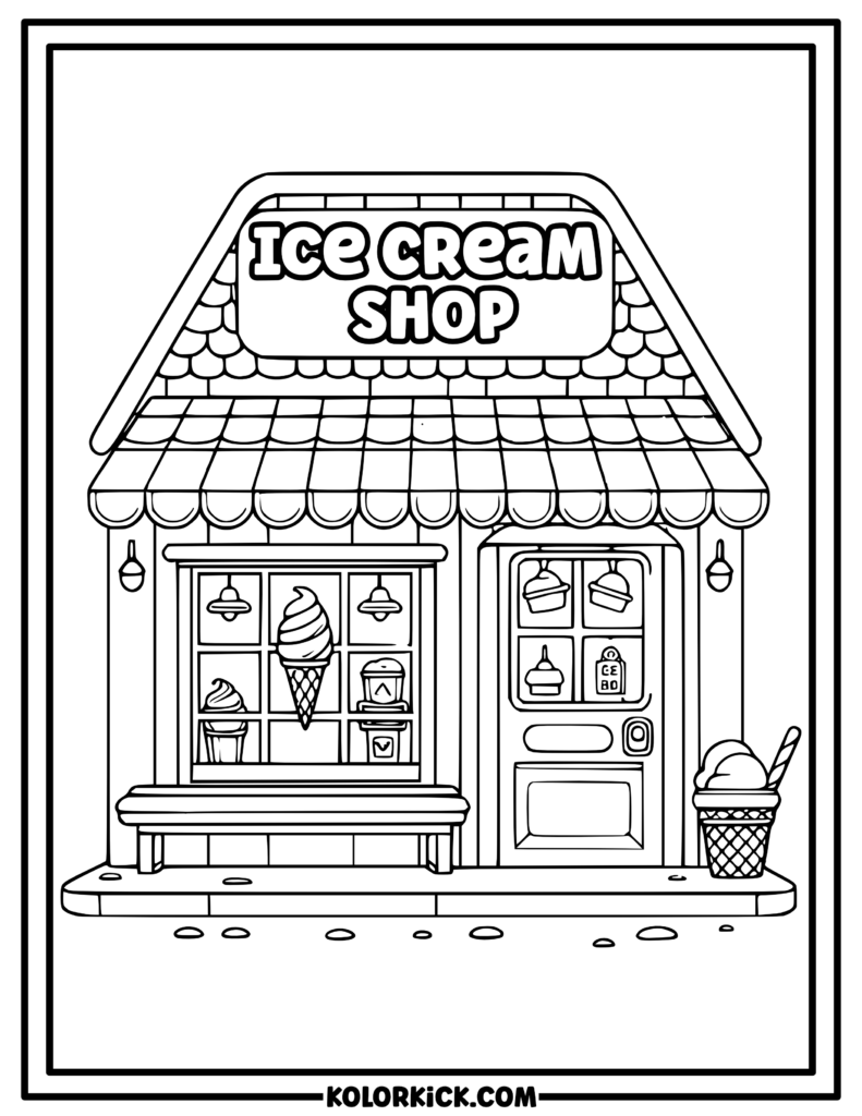 Ice Cream Coloring Pages 100 Free Printable PDFs 