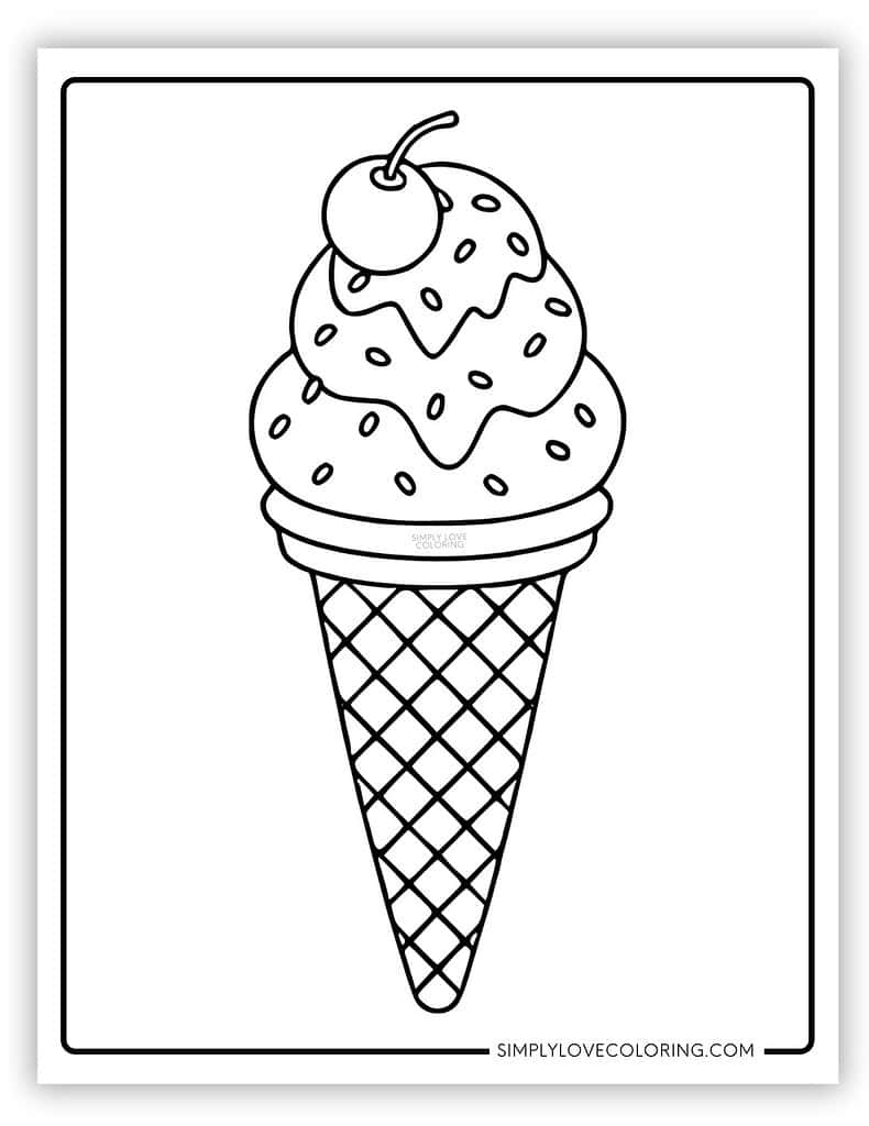 Ice Cream Coloring Pages Free PDF Printables Simply Love Coloring Ice Cream Coloring Pages Free PDF Printables Simply Love Coloring