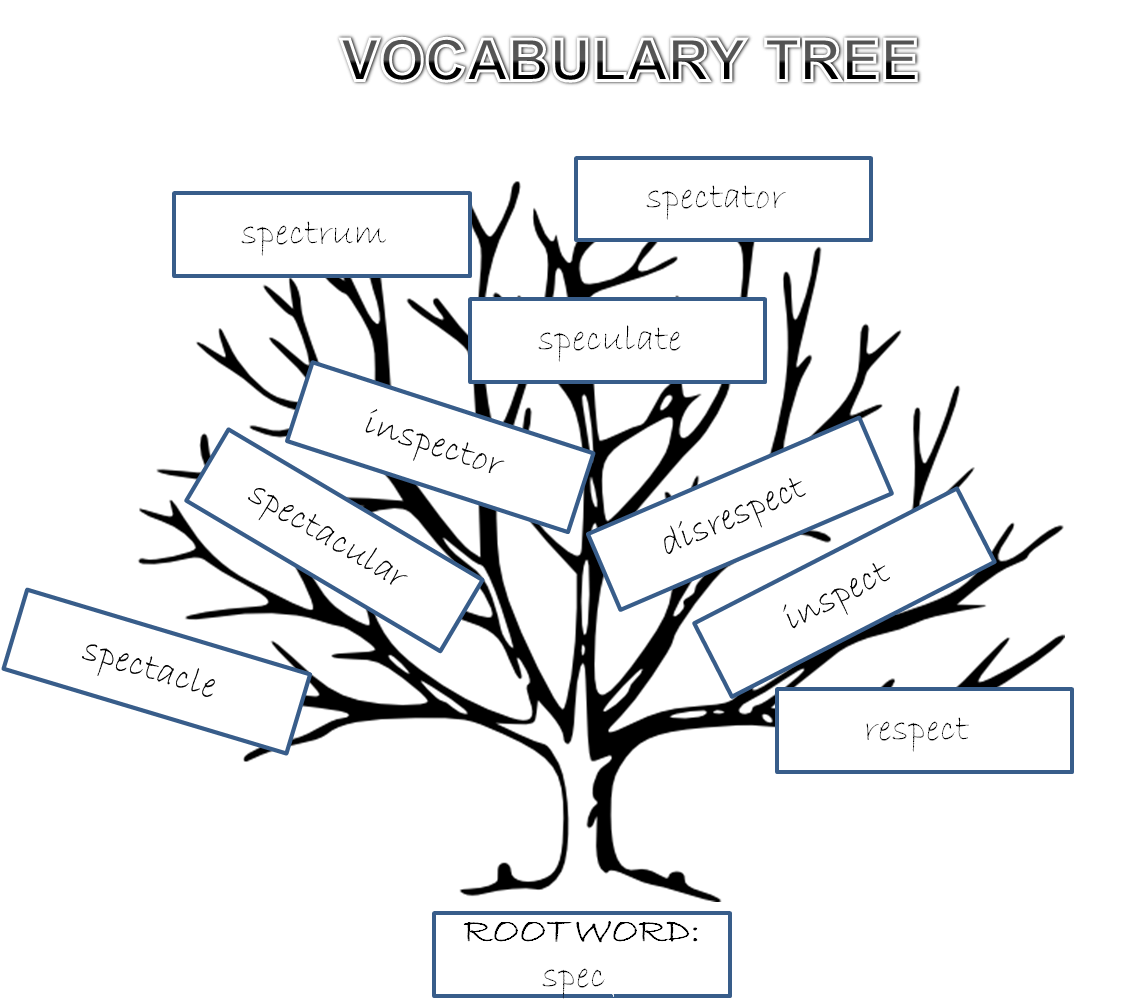 Illustrating Root Words Vocabulary Tree Illustrating Root Words Vocabulary Tree