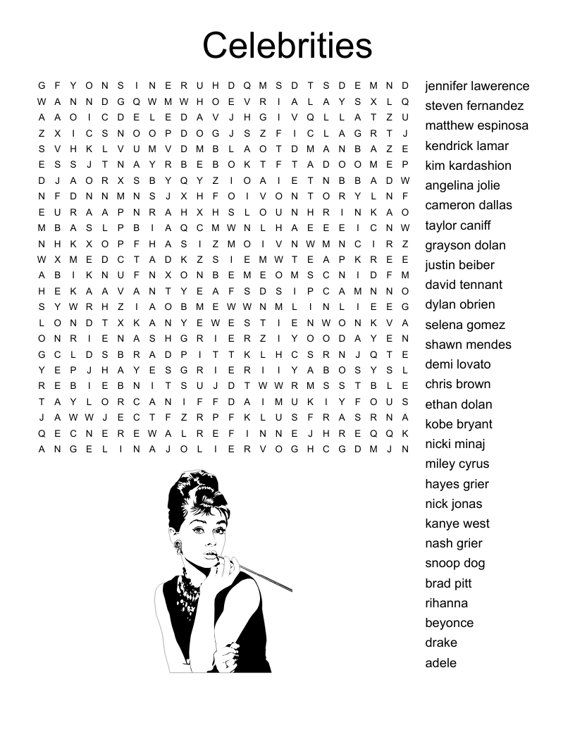 Inference Murder Mystery Word Search WordMint