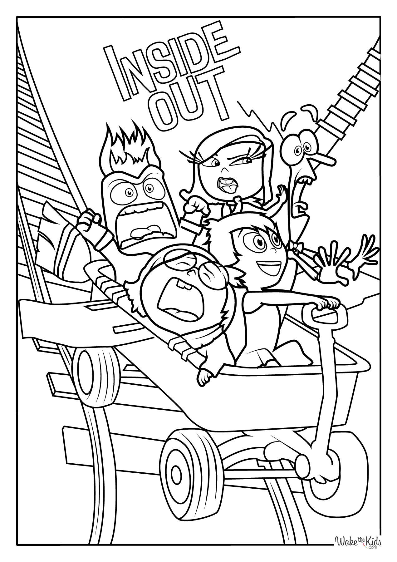inside out coloring pages inside out coloring pages