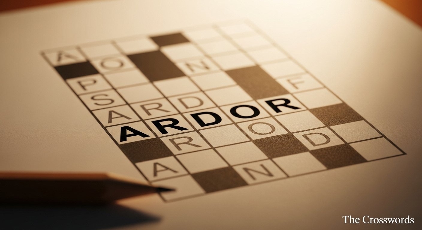Intense Passion NYT Crossword Clue Answer ARDOR The Crosswords