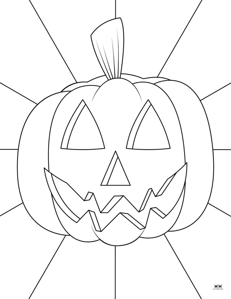 jack o lantern coloring sheet