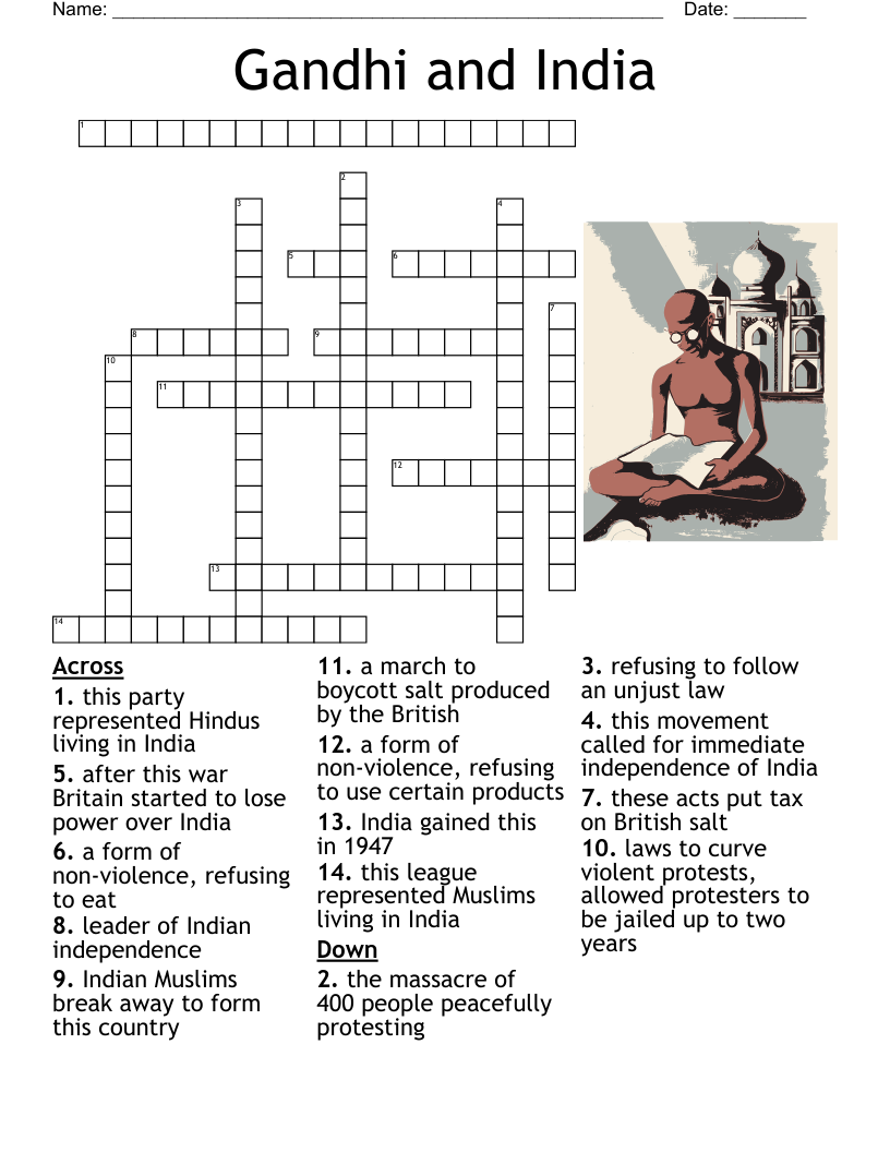 JAI HIND Crossword WordMint