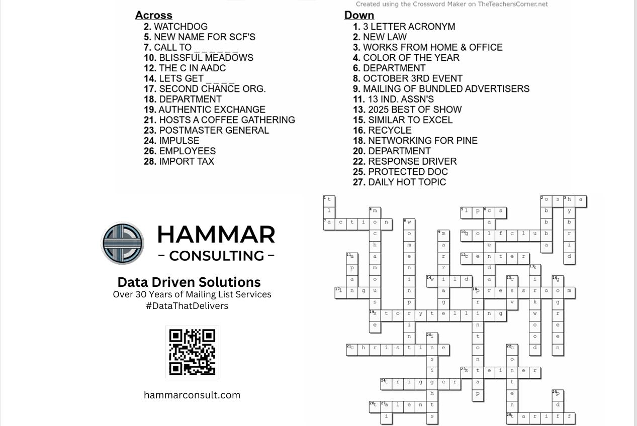 January 2026 Magazine Crossword Answers PINE