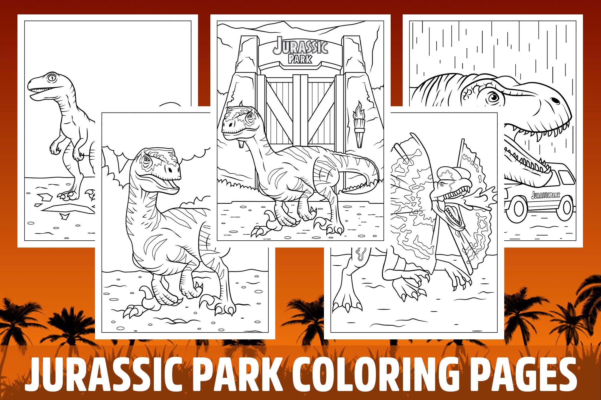 Jurassic Park Coloring Pages For Kids Girls Boys Teens Birthday School Activity Made By Teachers Jurassic Park Coloring Pages For Kids Girls Boys Teens Birthday School Activity Made By Teachers