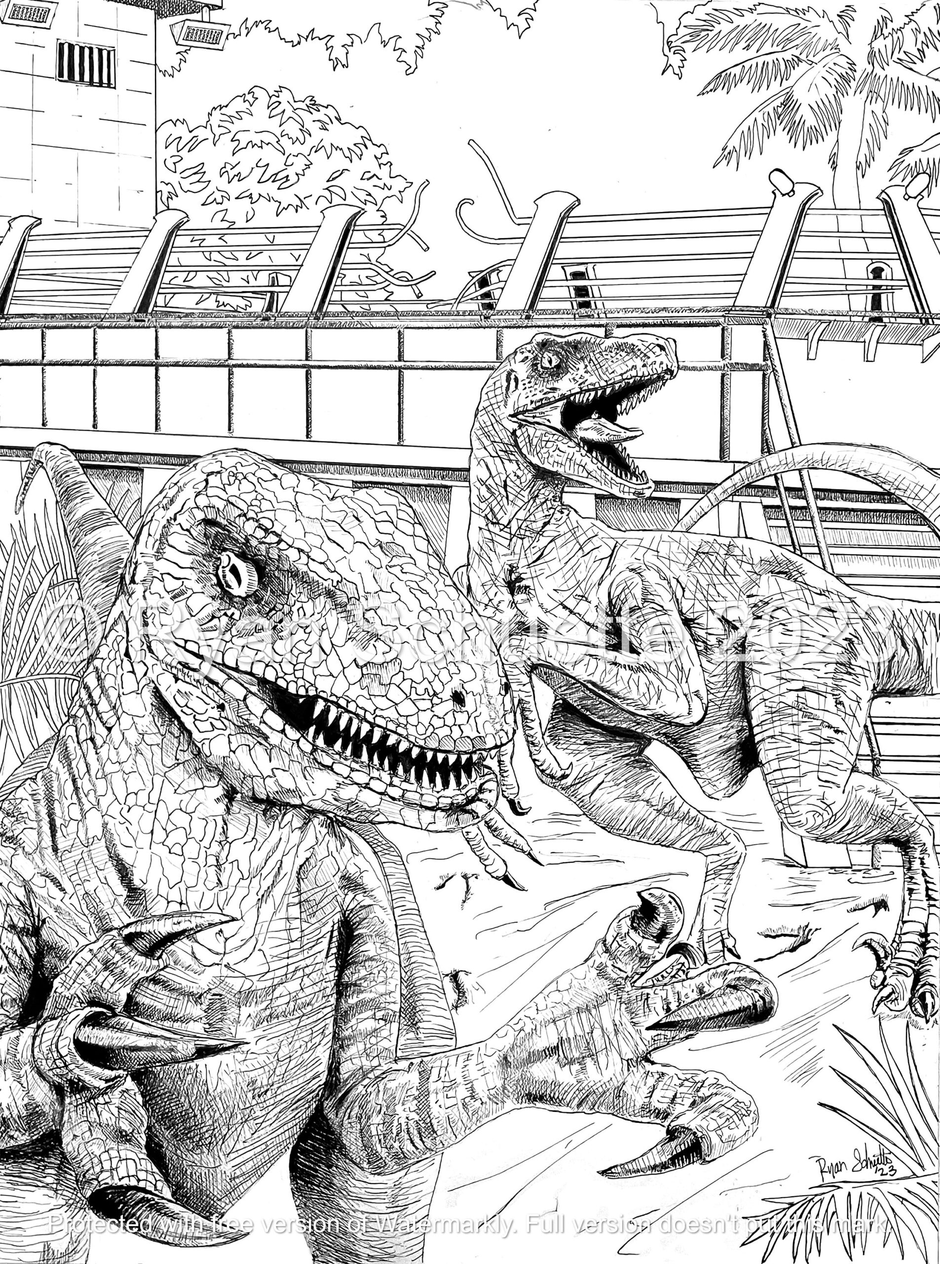 Jurassic Park Velociraptor Jurassic World Coloring Printable Adult Coloring Page Instant Download Grayscale Illustration Etsy Norway Jurassic Park Velociraptor Jurassic World Coloring Printable Adult Coloring Page Instant Download Grayscale Illustration Etsy Norway