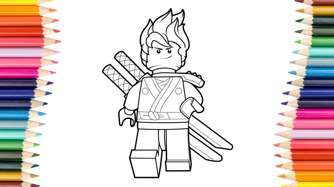 Kai Lego Ninjago Coloring Page YouTube
