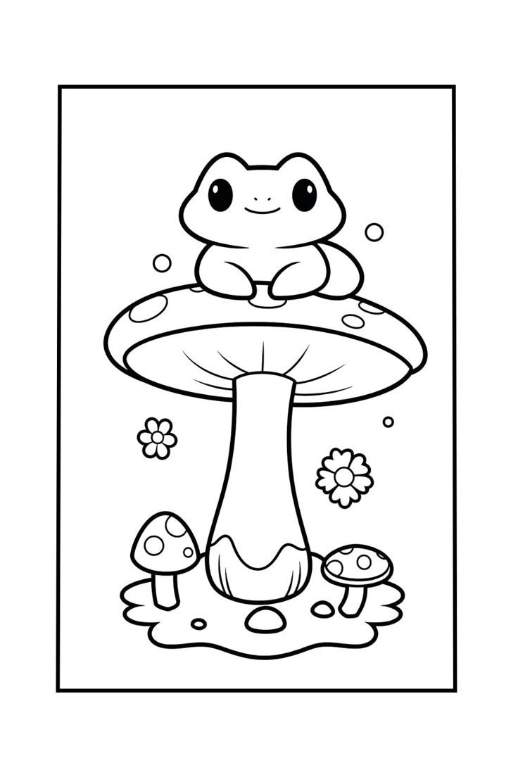 Kawaii Mushroom Coloring Page 11 Cute Coloring Sheets Kawaii Mushroom Coloring Page 11 Cute Coloring Sheets