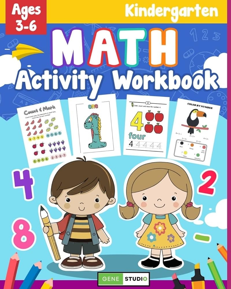 Kindergarten Math Activity Workbook Basic Mathematics Learning Book For Preschool And 1st Grade Children Studio Gene 9798211477032 Amazon Books