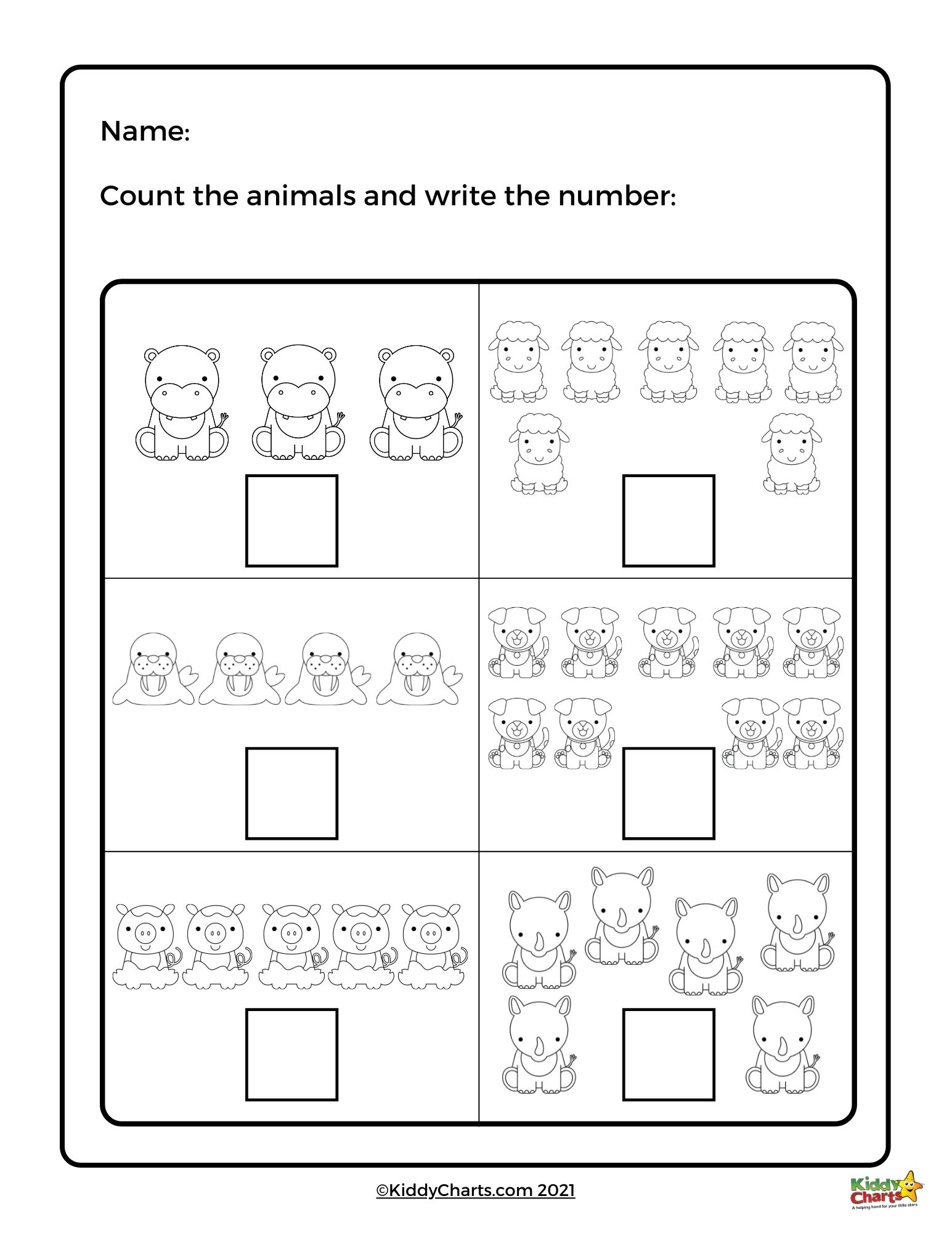 Kindergarten Math Worksheets Animal Math Worksheets KiddyCharts Shop Kindergarten Math Worksheets Animal Math Worksheets KiddyCharts Shop